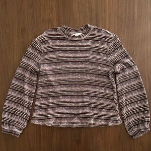 Eri + Ali Striped Long Sleeve Top
